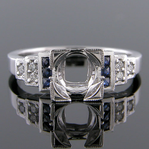 Replica art clearance deco engagement rings