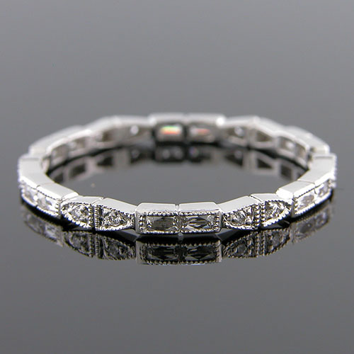722s 103p Ultra Thin Fancy Shaped French Cut Baguette Diamond And